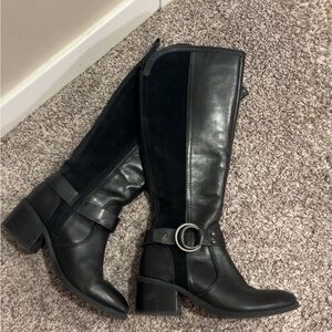 Marc Fisher Black Heeled Boots